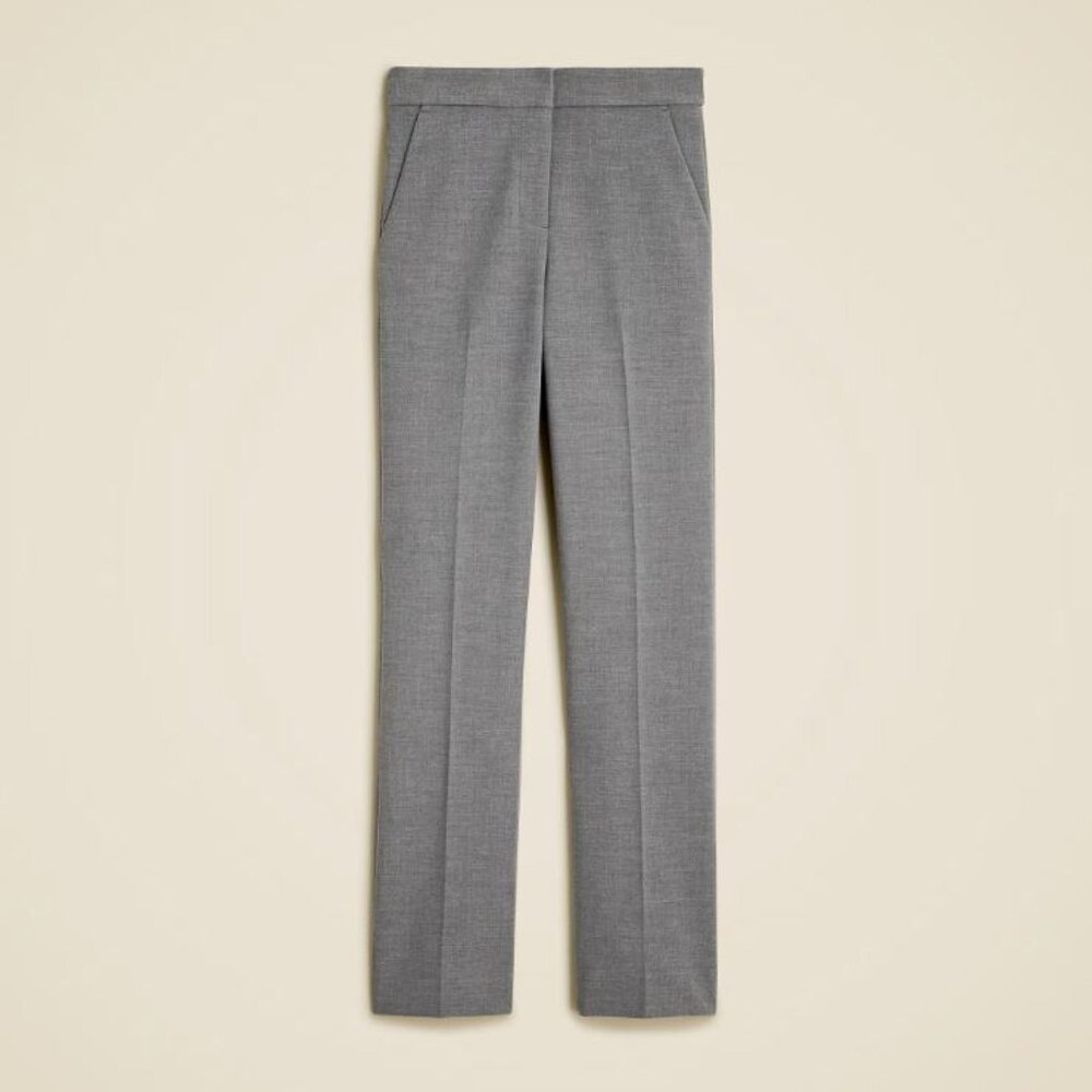 .. J.Crew Kate Straight-leg Pant in Four-Season Stretch, Hth Smoked Graphite (4)